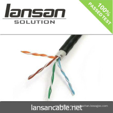 Cable del utp cat5e 4 pares, cable utp cat5e cable impermeable al aire libre del utp cat5e